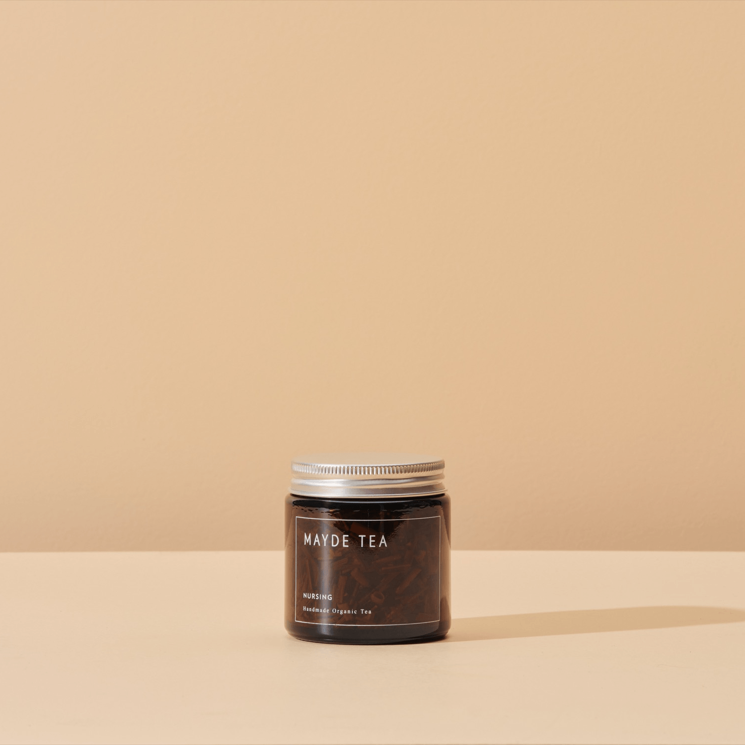 This image shows our Mayde Nursing Tea, shot on a plain background