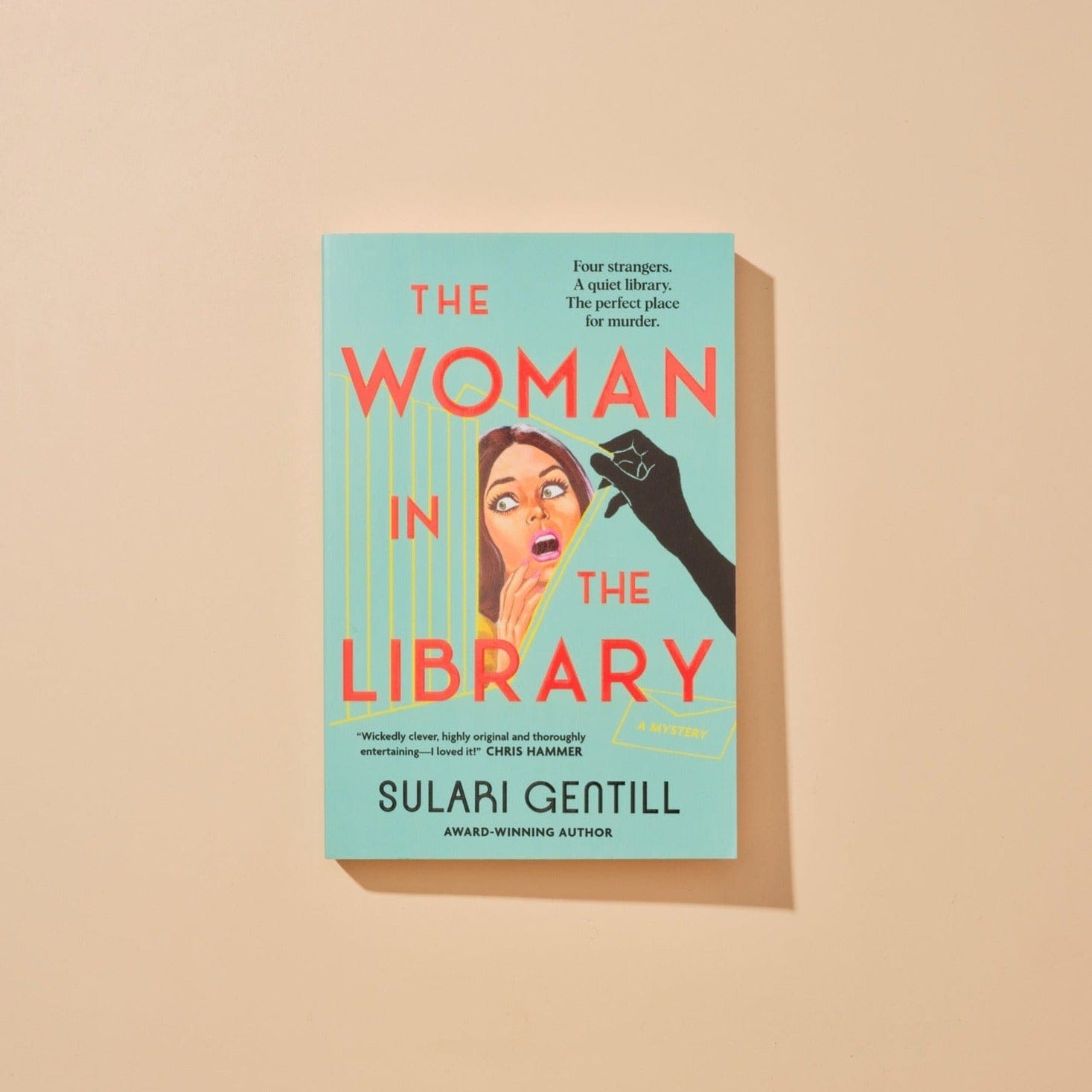 This image features the cover of 'The Woman in the Library' written by Sulari Gentill. This book is apart of our gifting bundle 'The Book Worm'